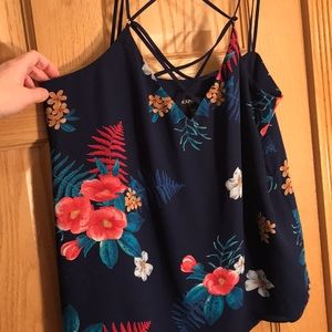 NWT express tropical shirt